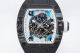 ZF Factory Swiss Richard Mille Replica RM 055 Blue Rubber Strap Carbon Fiber Skeleton Watch (3)_th.jpg